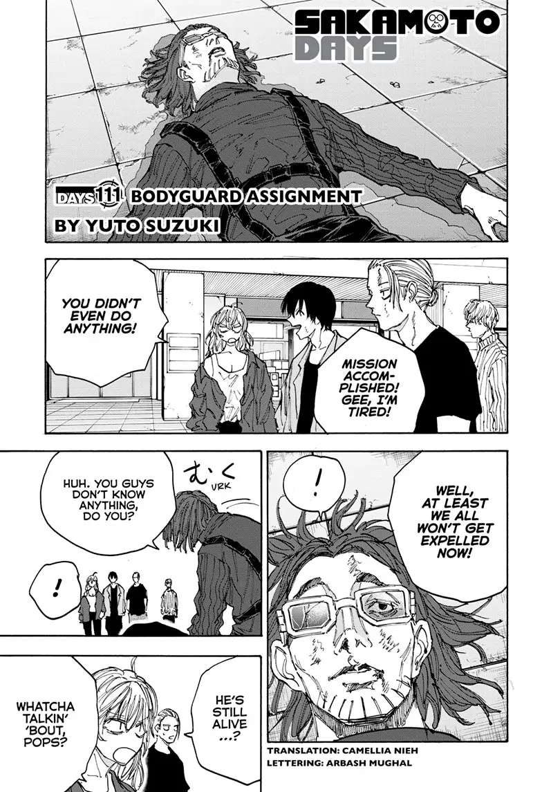 SAKAMOTO DAYS Chapter 111 image 02